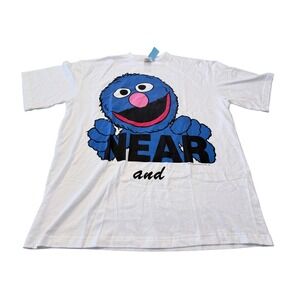 Vintage Sesame Street Grover Near and Far T-Shirt White XL Jim Henson Canada